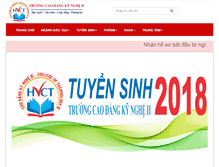 Tablet Screenshot of hvct.edu.vn